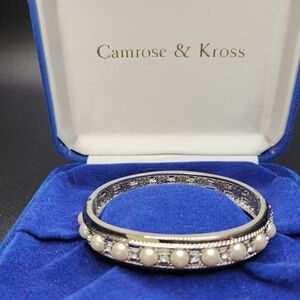Camrose & Kross Pearl and Silver Bracelet
